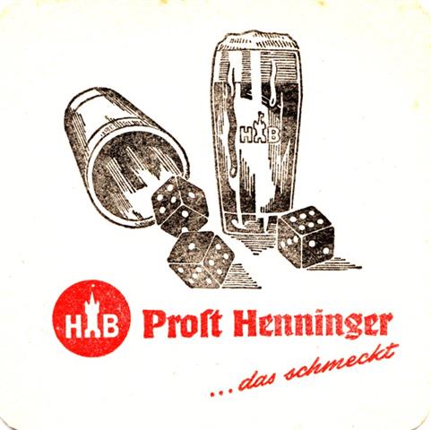 frankfurt f-he henninger karamalz 1b (quad190-wrfelbecher-schwarzrot) 